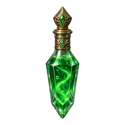 Emerald Potion Vial