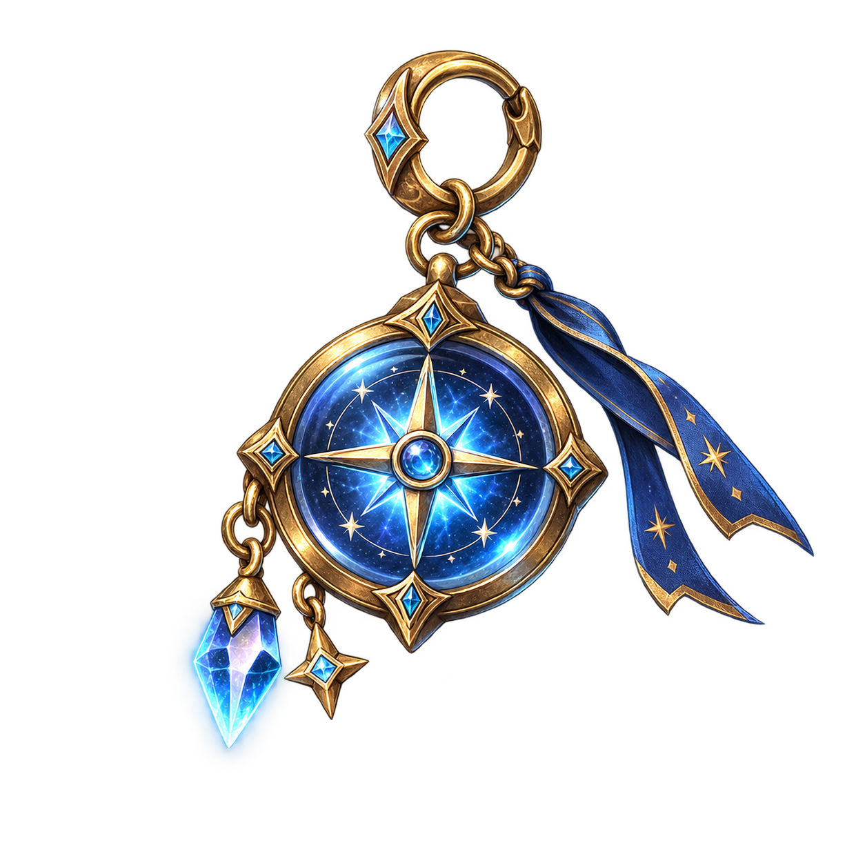 Enchanted Compass Charm