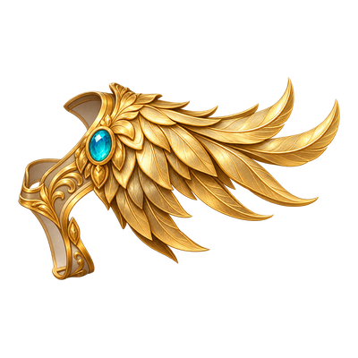 Golden Feather Pauldron