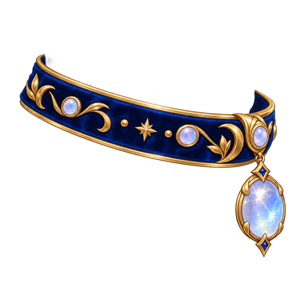 Moonstone Collar