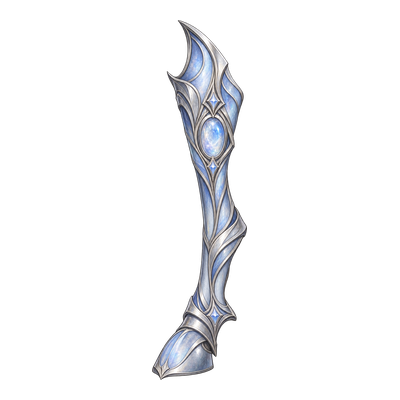 Moonstone Flat Side Greave