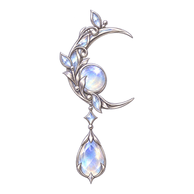 Moonstone Side Pendant