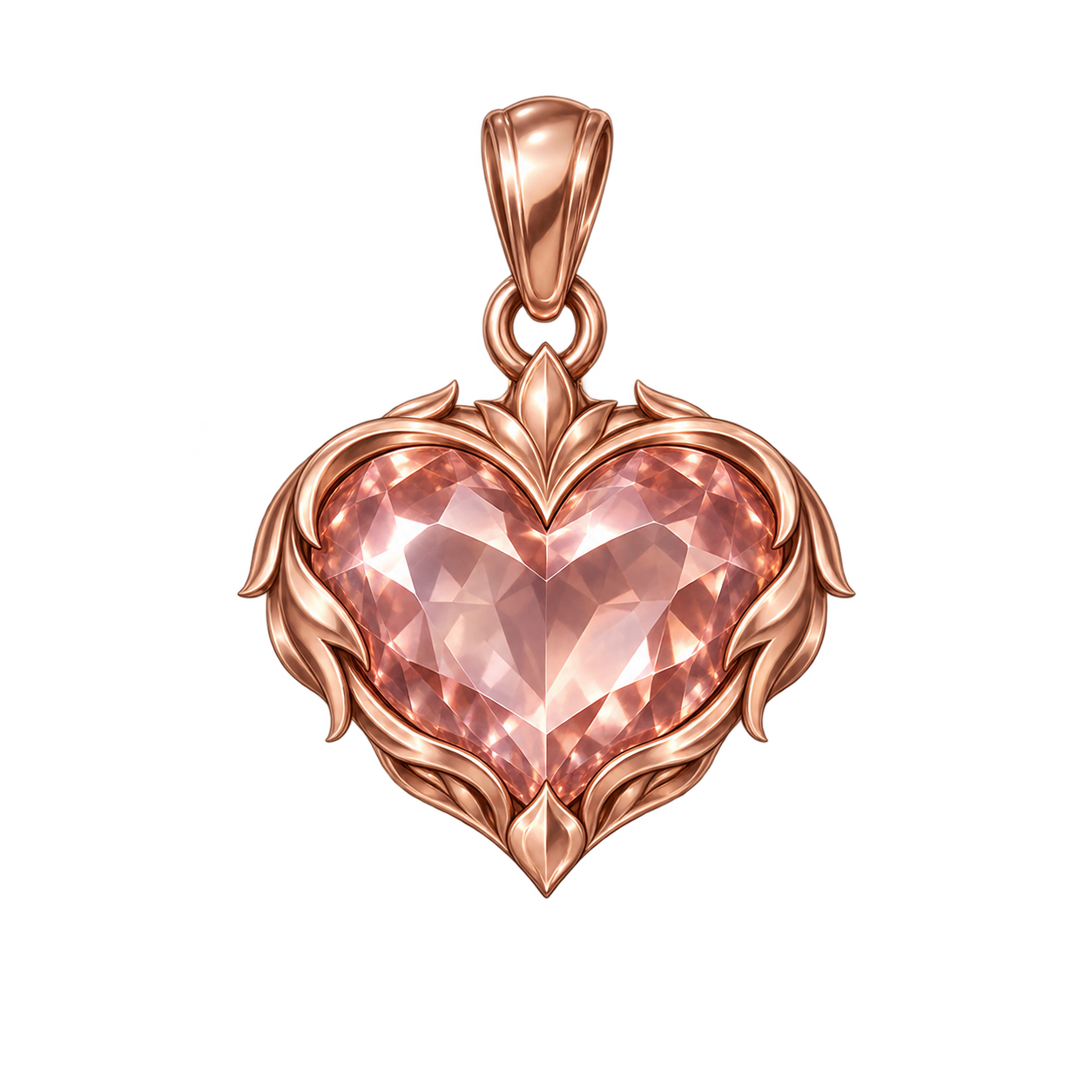 Rosegold Necklace Pendant