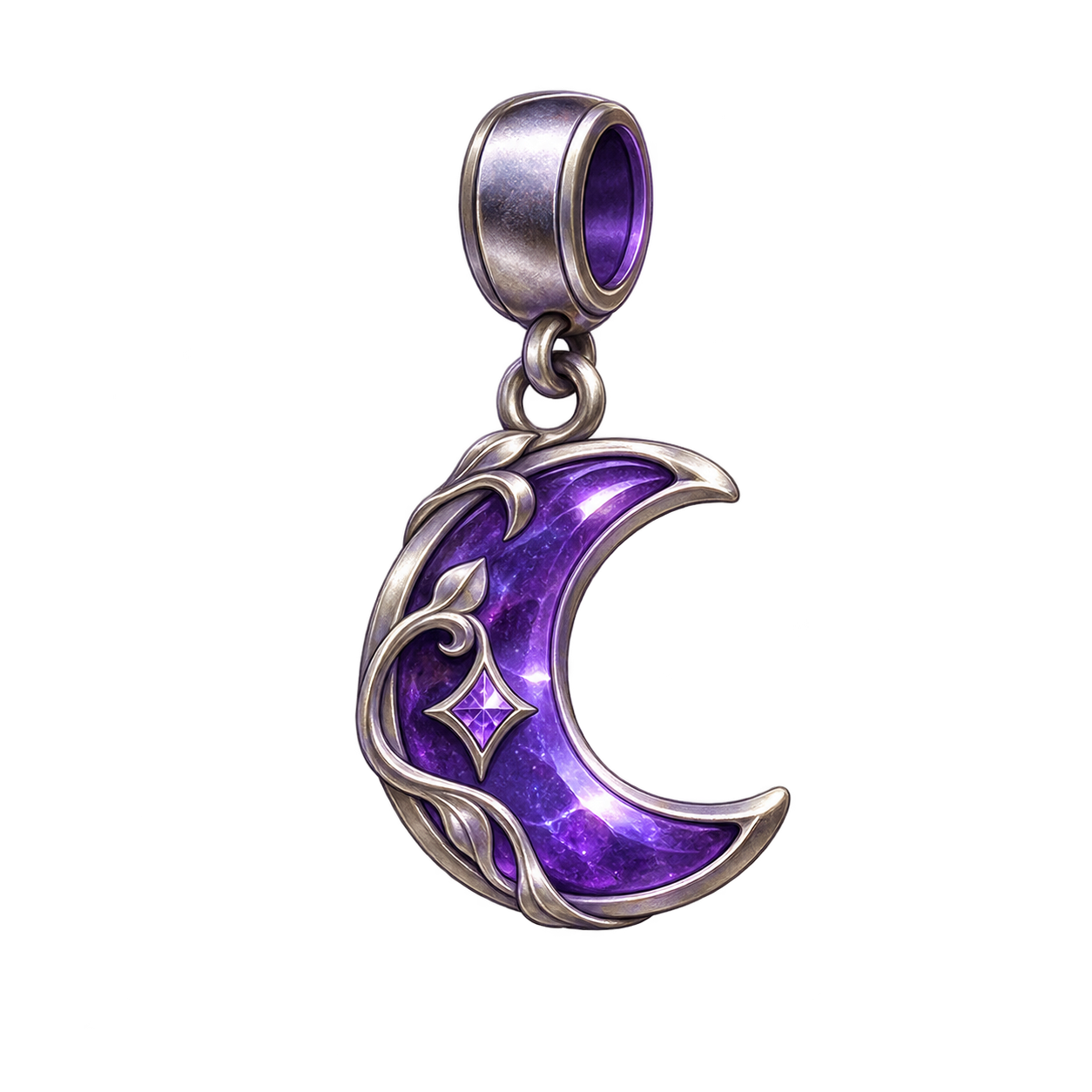 Violet Moon Charm